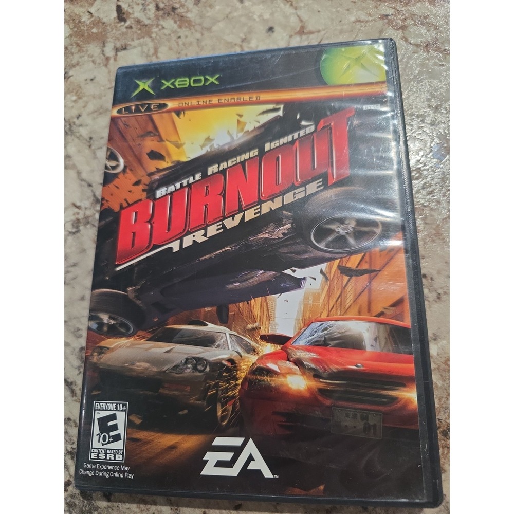 Burnout: Revenge by EA Xbox Racing Manual Multiplayer NTSC-U/C 2005